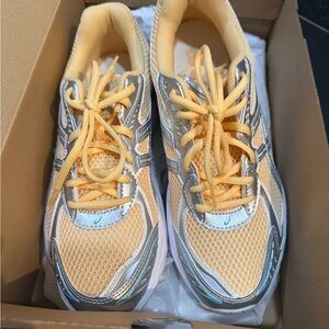 Asics Women's Athletic Shoes in Orange and Silver